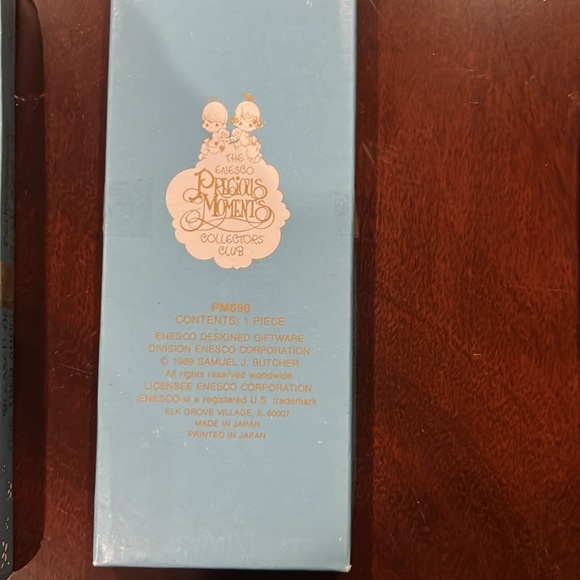 1989 ENESCO PRECIOUS MOMENTS COLLECTORS   SET OF 7 STAINED GLASS ORNAMENTS - Picture 8 of 16